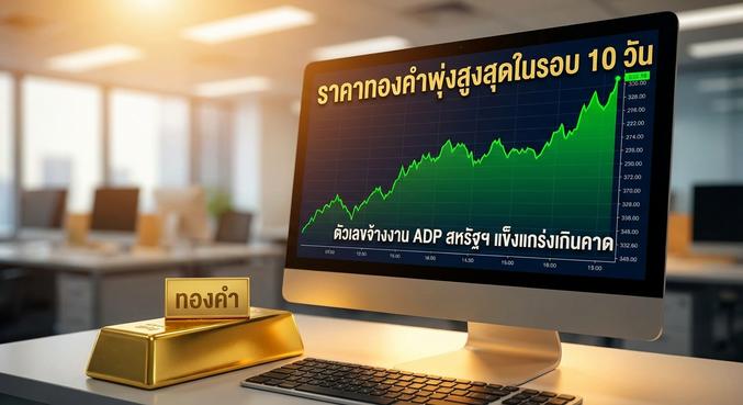Gold price, ADP employment